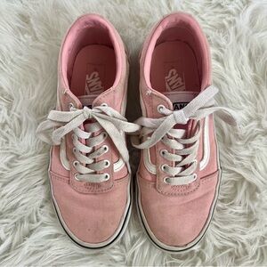 Girls Pink Vans Size 2